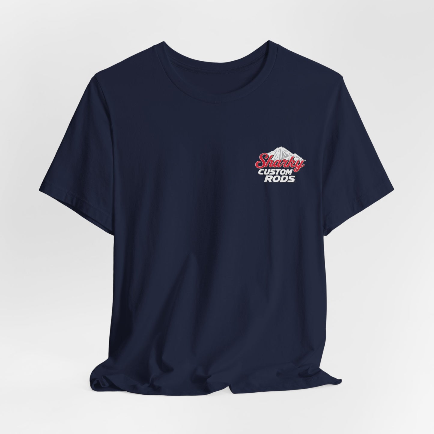 Sharky Custom Rods- Retro Mountain Short Sleeve T-Shirt