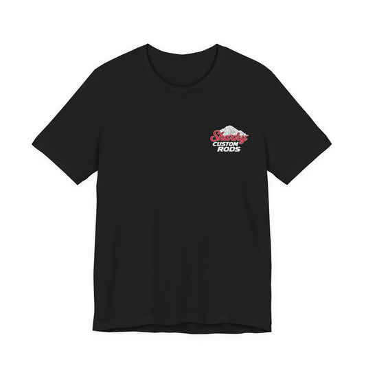 Sharky Custom Rods- Retro Mountain Short Sleeve T-Shirt