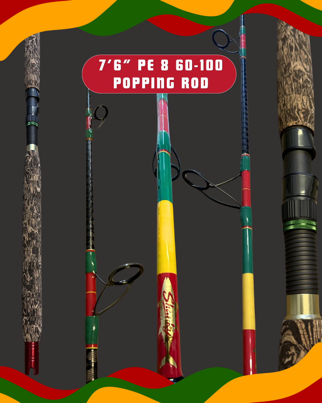Popping Rod PE8 Rasta