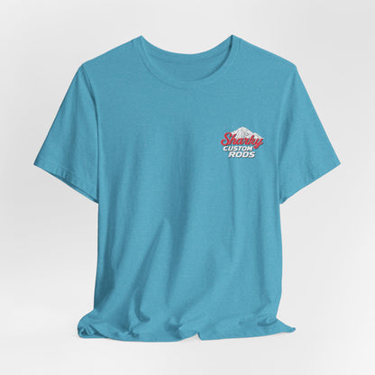 Sharky Custom Rods- Retro Mountain Short Sleeve T-Shirt