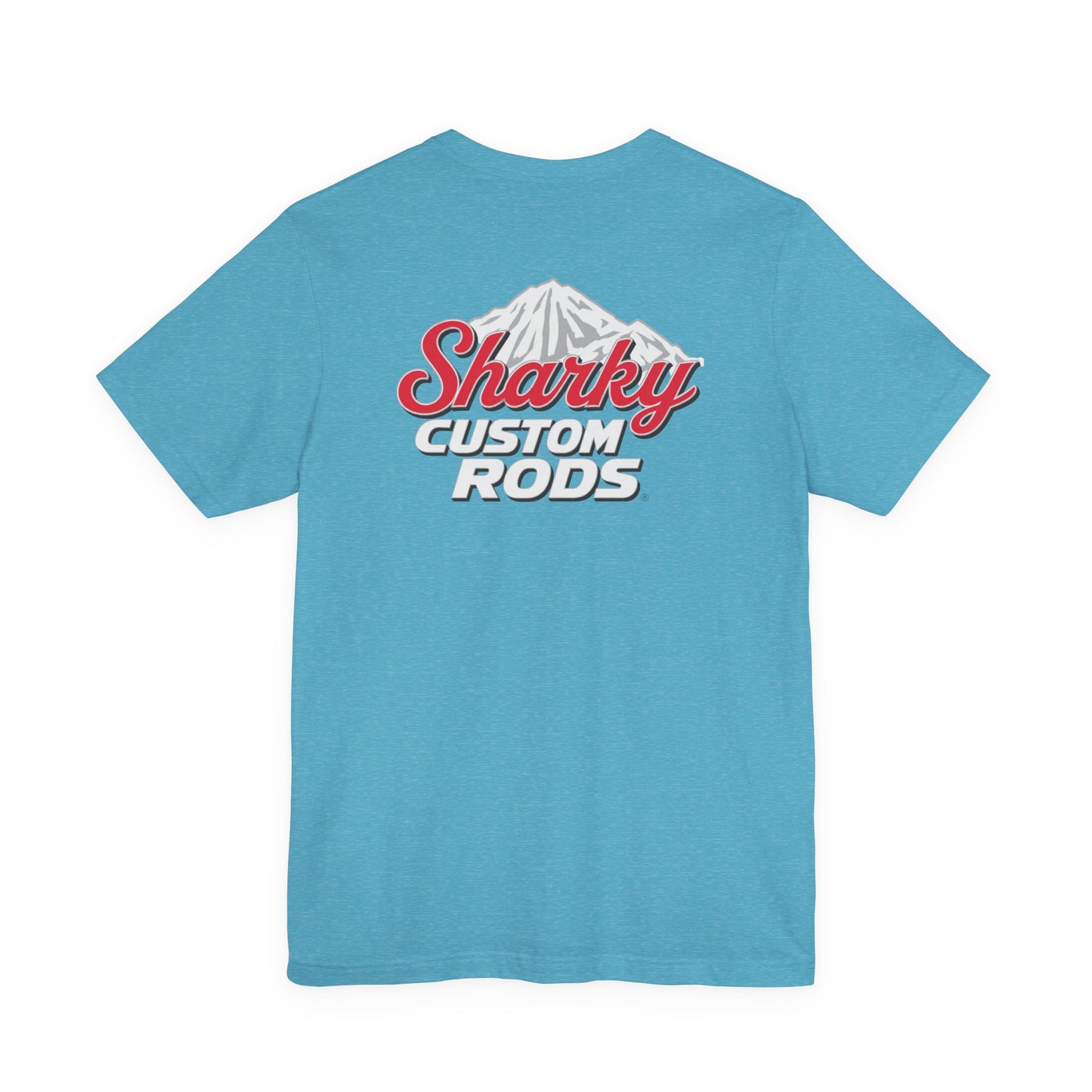 Sharky Custom Rods- Retro Mountain Short Sleeve T-Shirt