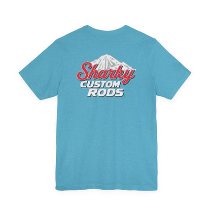 Sharky Custom Rods- Retro Mountain Short Sleeve T-Shirt