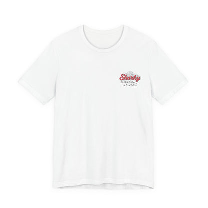 Sharky Custom Rods- Retro Mountain Short Sleeve T-Shirt