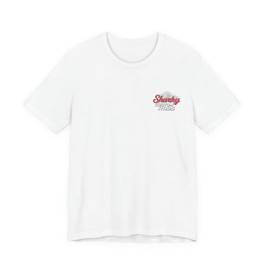 Sharky Custom Rods- Retro Mountain Short Sleeve T-Shirt