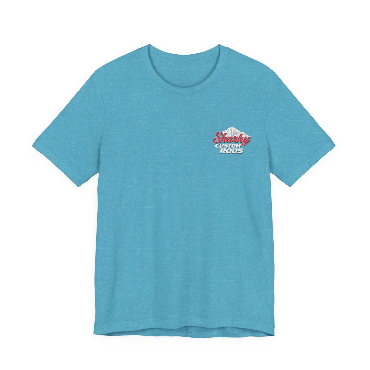 Sharky Custom Rods- Retro Mountain Short Sleeve T-Shirt