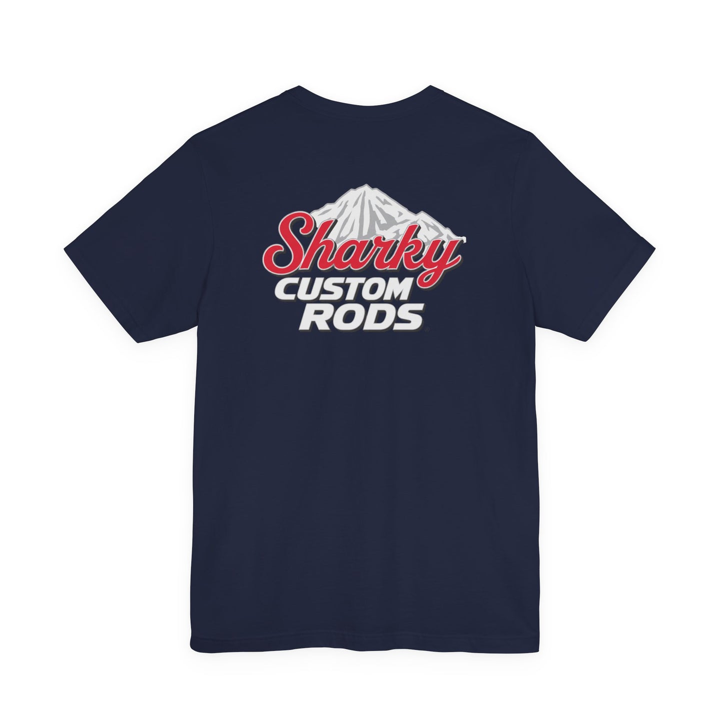 Sharky Custom Rods- Retro Mountain Short Sleeve T-Shirt