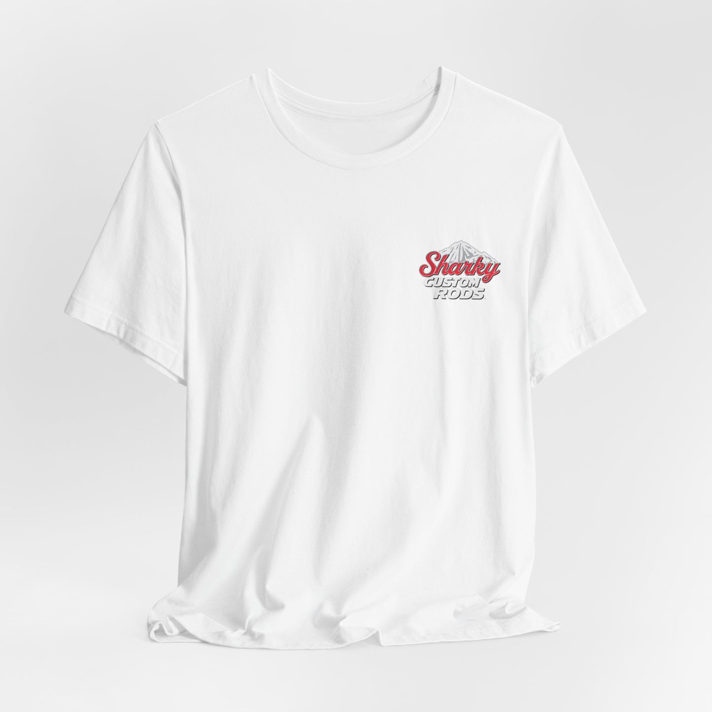 Sharky Custom Rods- Retro Mountain Short Sleeve T-Shirt