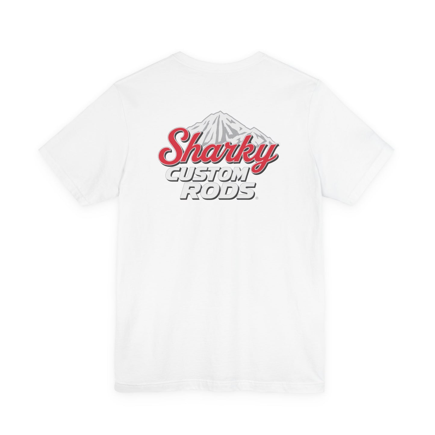 Sharky Custom Rods- Retro Mountain Short Sleeve T-Shirt