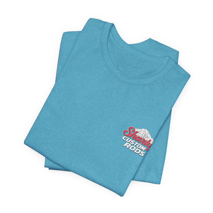 Sharky Custom Rods- Retro Mountain Short Sleeve T-Shirt