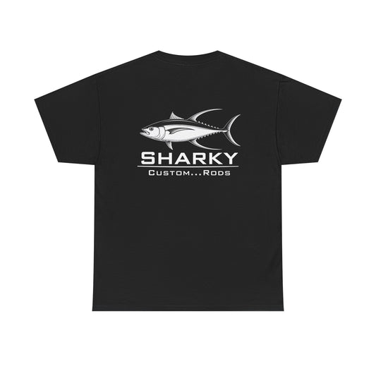 Sharky Custom Rods Fishing Tee — Tuna Graphic Fishing T-Shirt
