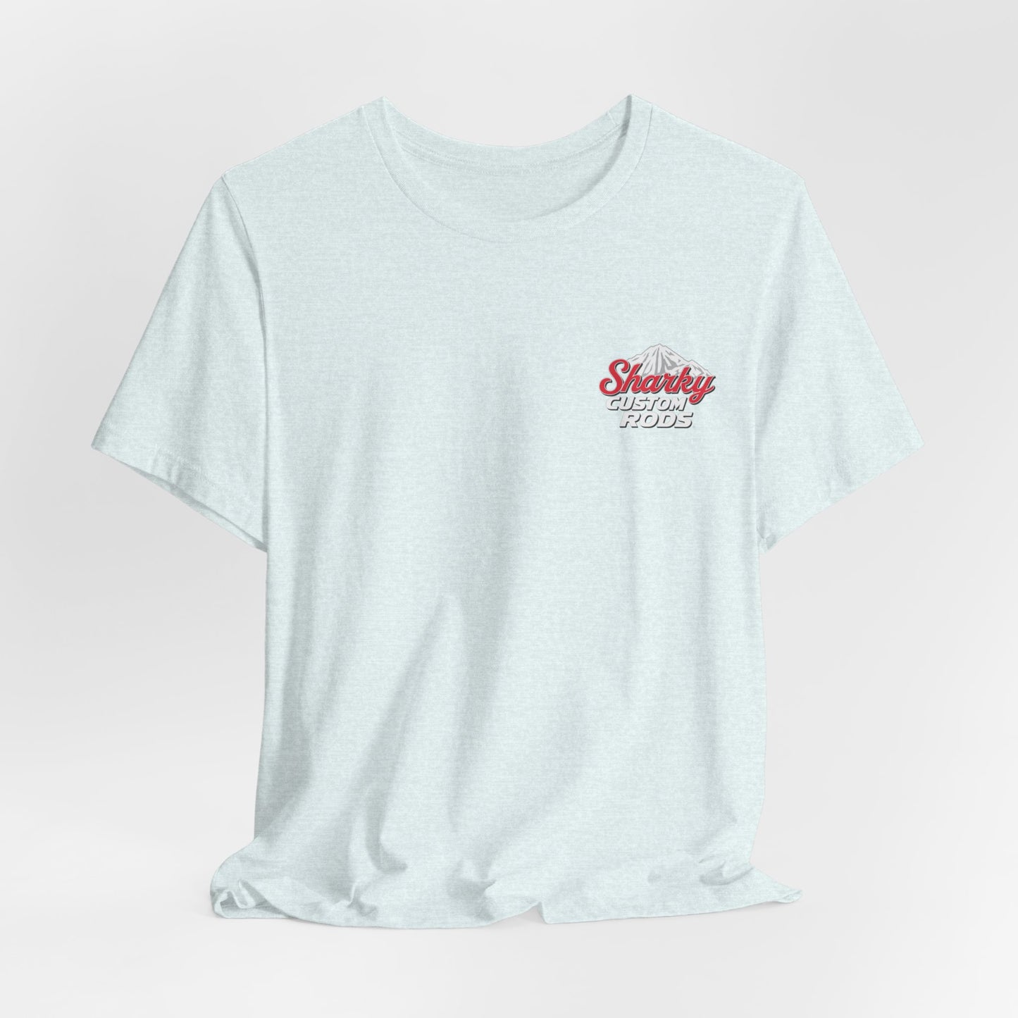 Sharky Custom Rods- Retro Mountain Short Sleeve T-Shirt