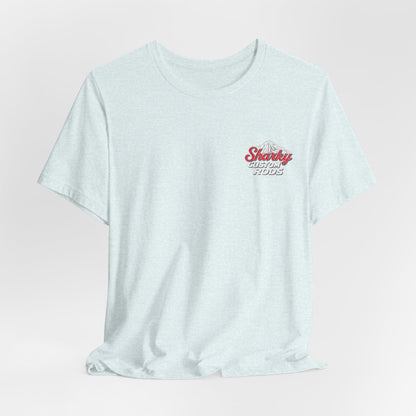 Sharky Custom Rods- Retro Mountain Short Sleeve T-Shirt