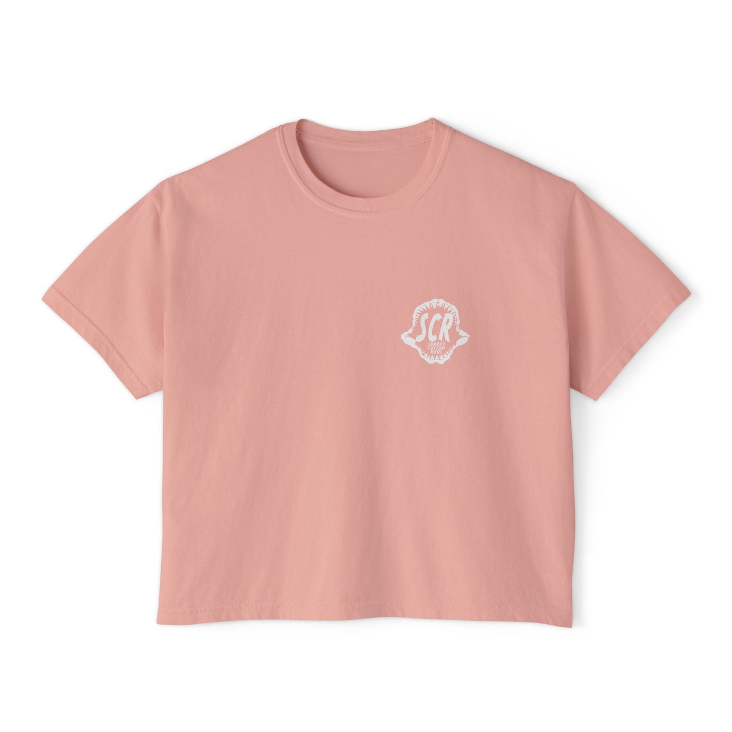 Sharky Fishing Boxy Tee Womens with Tuna Logo