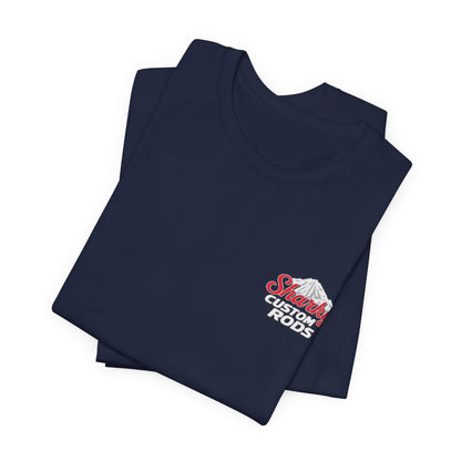 Sharky Custom Rods- Retro Mountain Short Sleeve T-Shirt