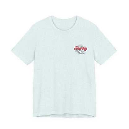 Sharky Custom Rods- Retro Mountain Short Sleeve T-Shirt