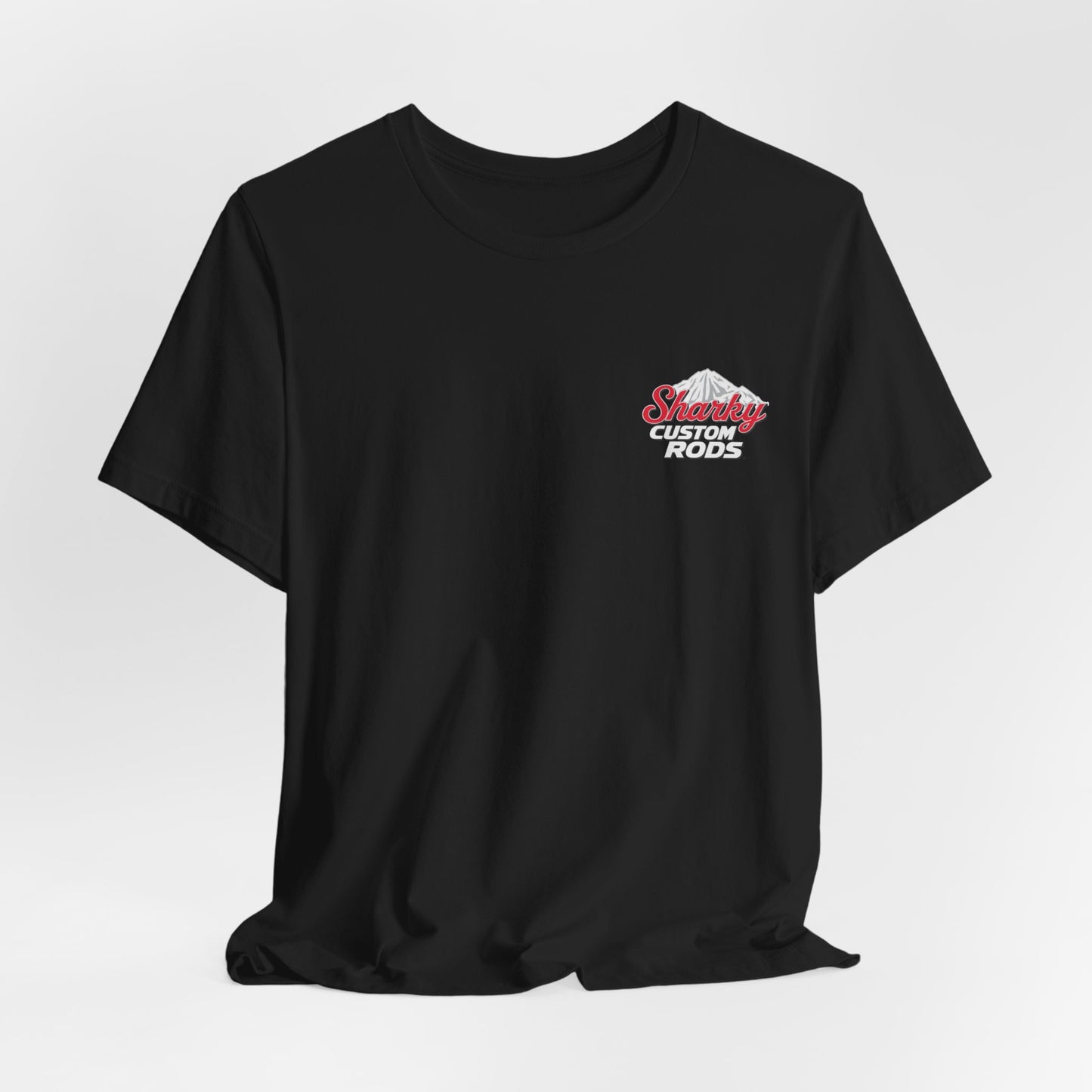 Sharky Custom Rods- Retro Mountain Short Sleeve T-Shirt