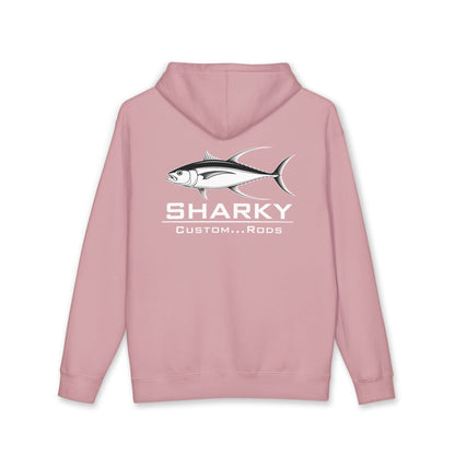 Sharky Tuna Fishing Hoodie — Graphic Fish Back Print