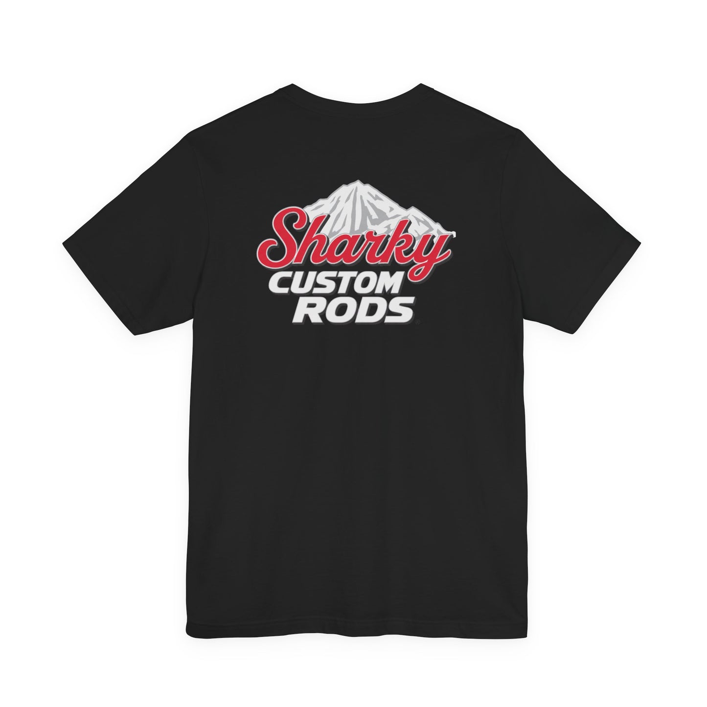 Sharky Custom Rods- Retro Mountain Short Sleeve T-Shirt