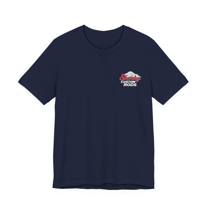 Sharky Custom Rods- Retro Mountain Short Sleeve T-Shirt