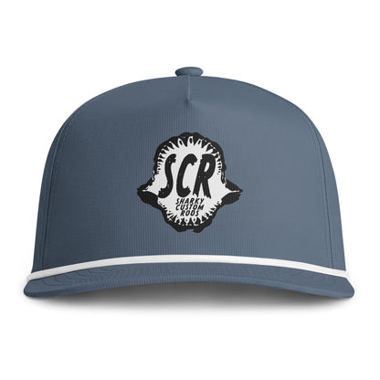 Sunwashed Rope Cap - Vintage Surf Logo Trucker Hat