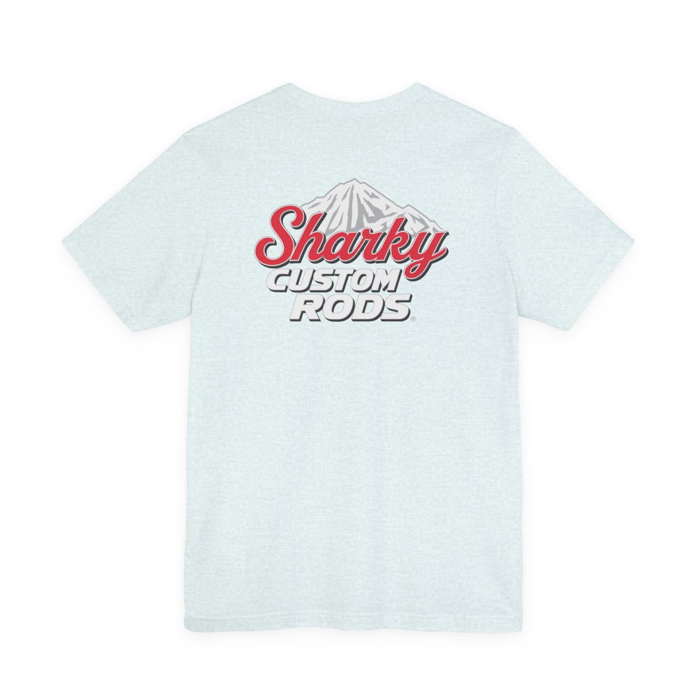 Sharky Custom Rods- Retro Mountain Short Sleeve T-Shirt