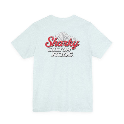 Sharky Custom Rods- Retro Mountain Short Sleeve T-Shirt