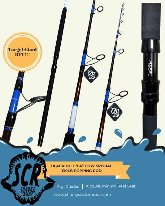 Blackhole Cow Special Popping Rod
