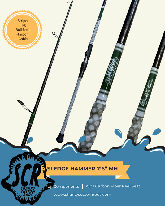 Sledge Hammer 7'6" MH Green and White
