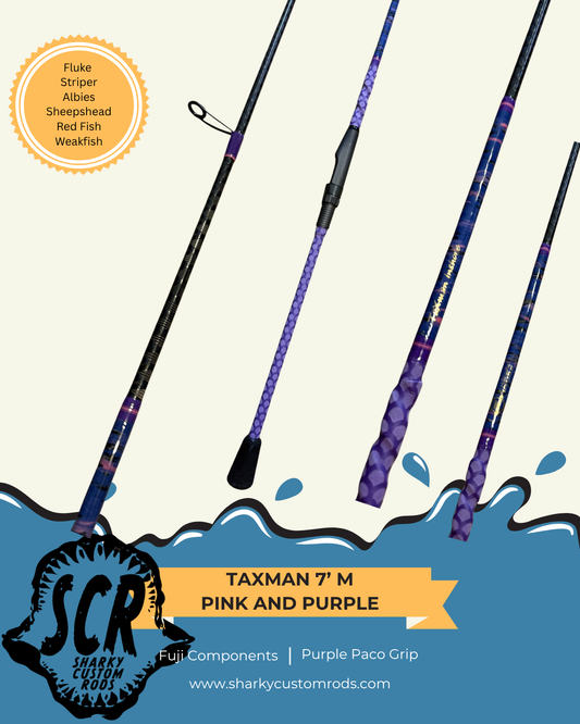 TaXman 7' M Purple Paco, Purple and Pink Marbling