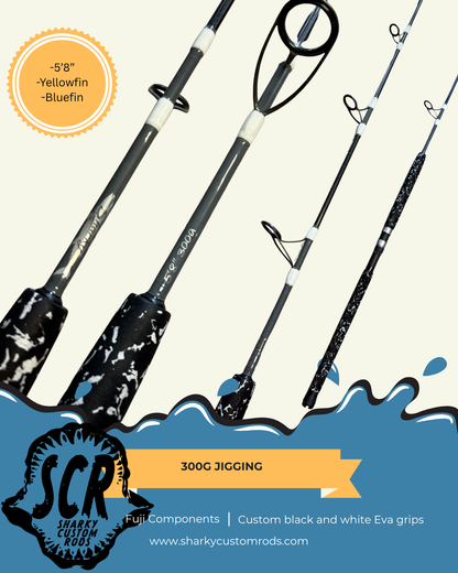 300g Jigging Black and White