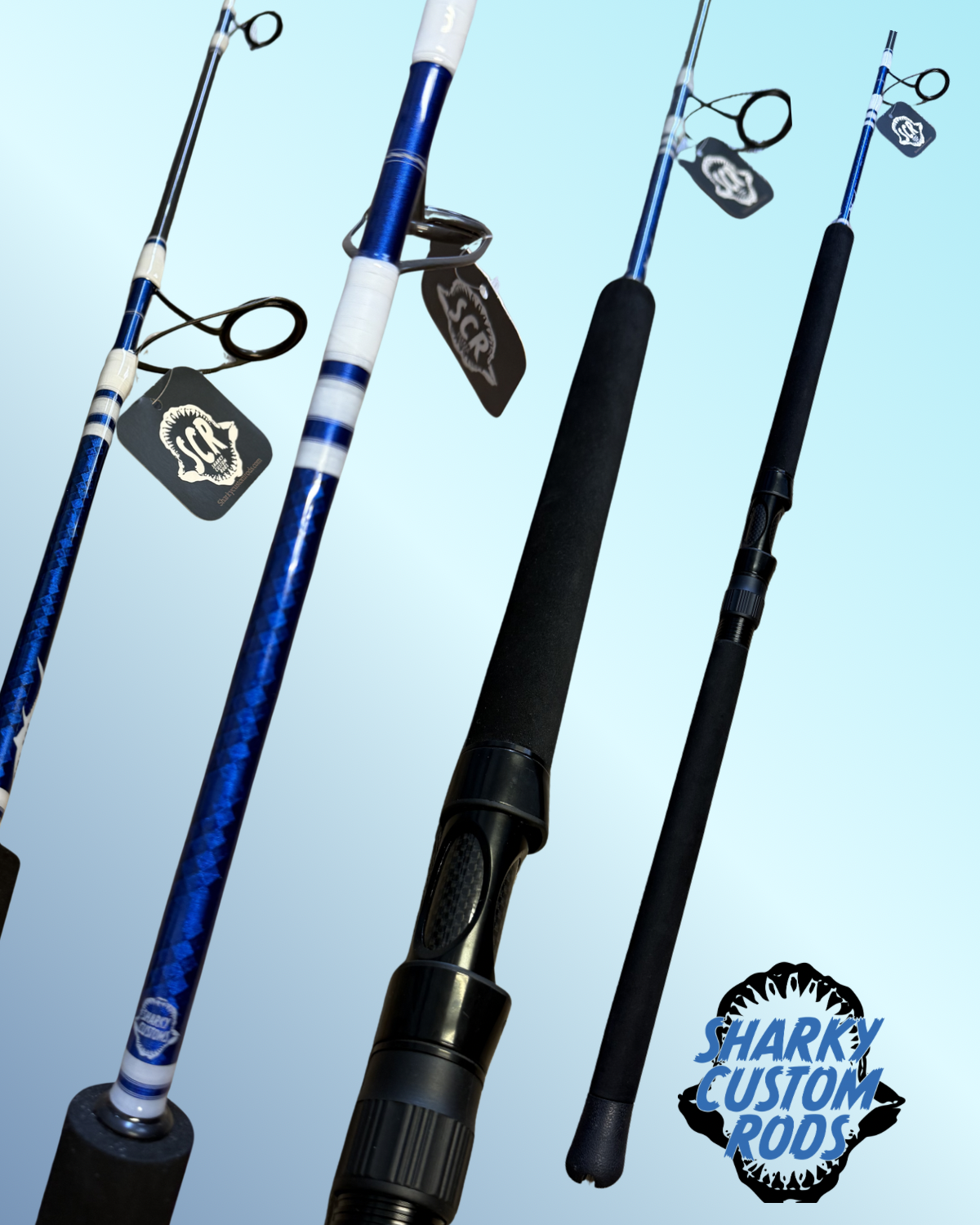 5'8" 300g Jigging, Blue Dragon Scale with Aluminum/Carbon Fiber reel seat